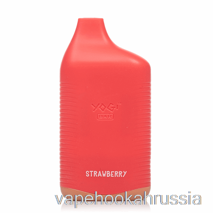 Vape Russia Yoga Bar 8000 одноразовый батончик с клубникой и мюсли